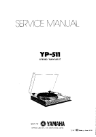 Yamaha YP-511 - Service Manual 
